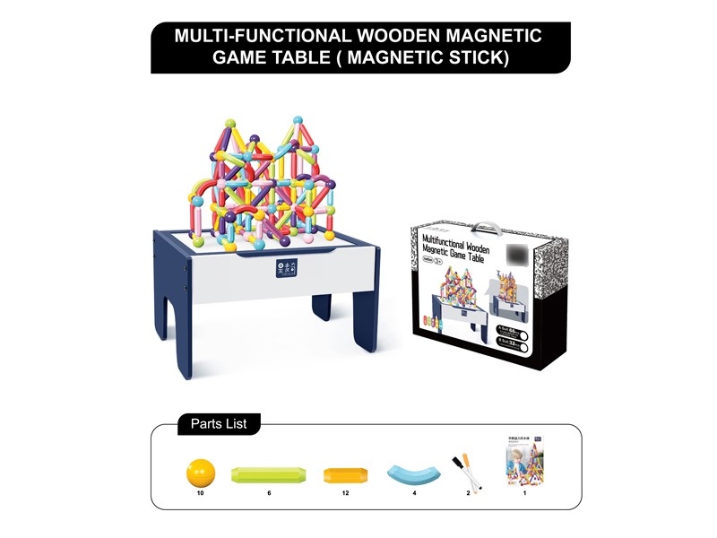 MAGNETIC TABLE W/MAGNETIC STICKS 66PCS - HP1168602