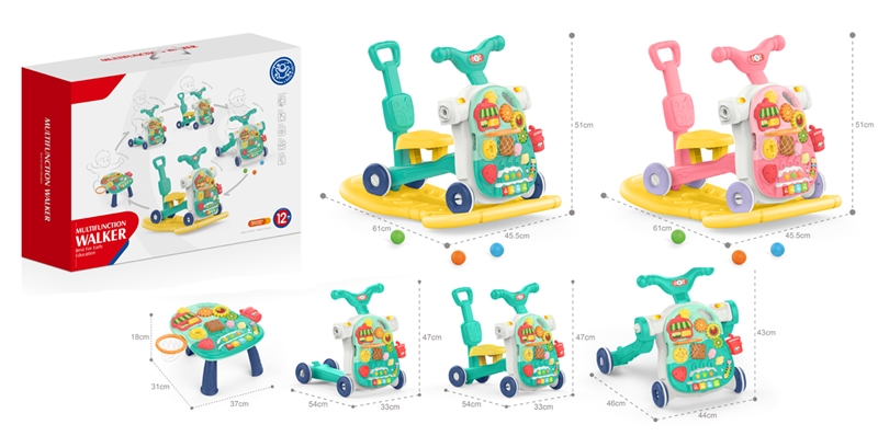 5 IN 1 BABY WALKER + KIDDIE RIDE W/LIGHT & MUSIC - HP1168727