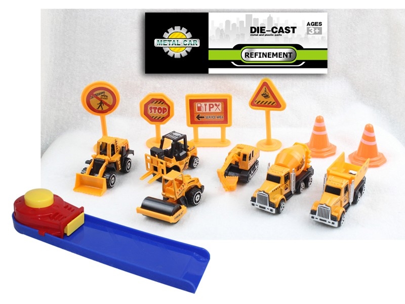 PRESS & GO FREE WAY DIE CAST CONSTRUCTION CAR - HP1168733