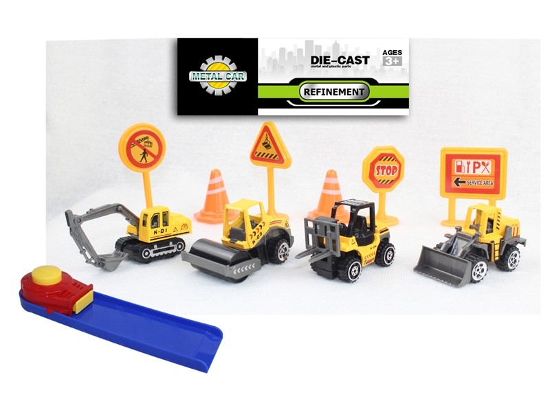 PRESS & GO FREE WAY DIE CAST CONSTRUCTION CAR - HP1168734