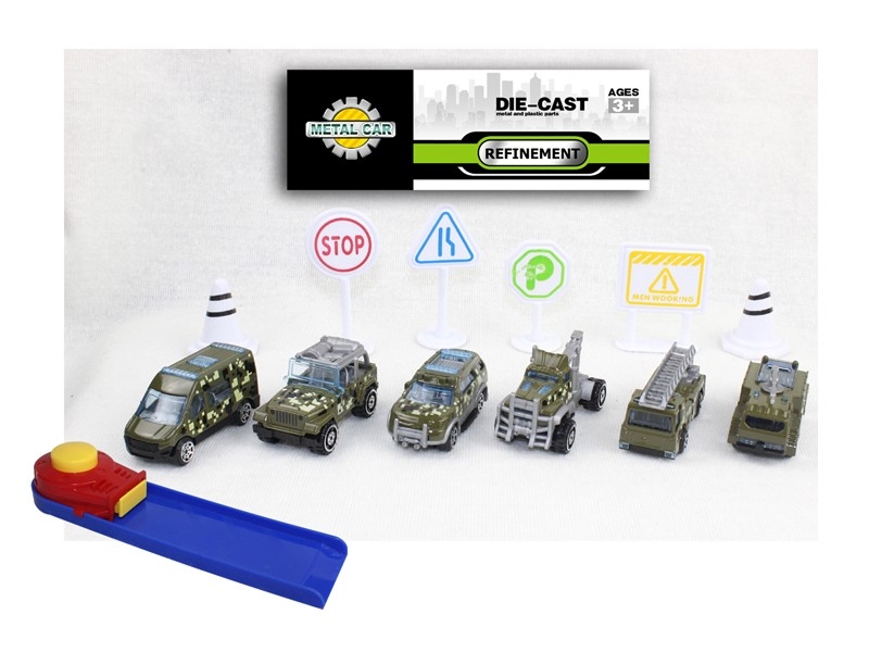 PRESS & GO FREE WAY DIE CAST MILITARY CAR - HP1168739