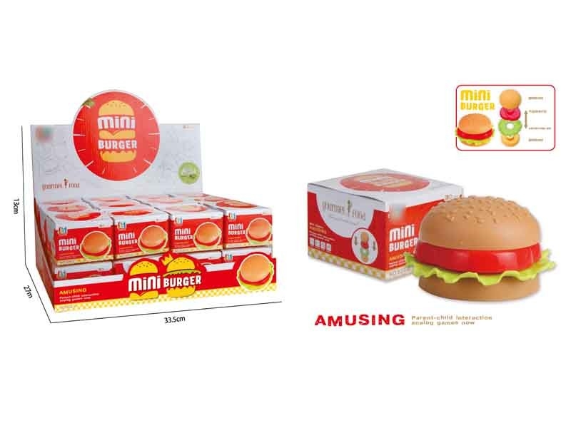 HAMBURGER SET，24PCS/DISPLAY - HP1169167