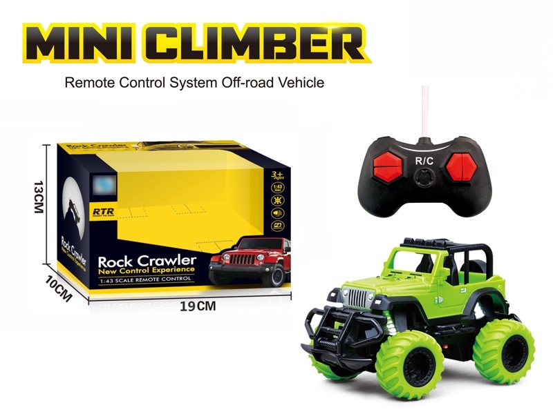 1:43 4-CHANNEL R/C CAR W/LIGHT, NOT INCLUDE BATTERY - HP1169277