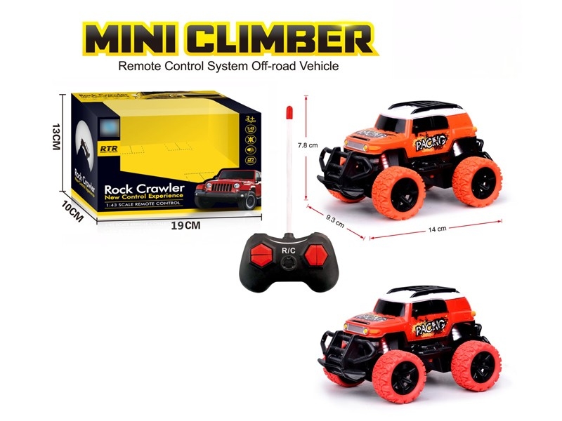 1:43 4-CHANNEL R/C CAR W/LIGHT, NOT INCLUDE BATTERY - HP1169283