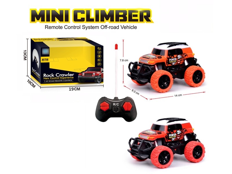 1:43 4-CHANNEL R/C CAR W/LIGHT, NOT INCLUDE BATTERY - HP1169286