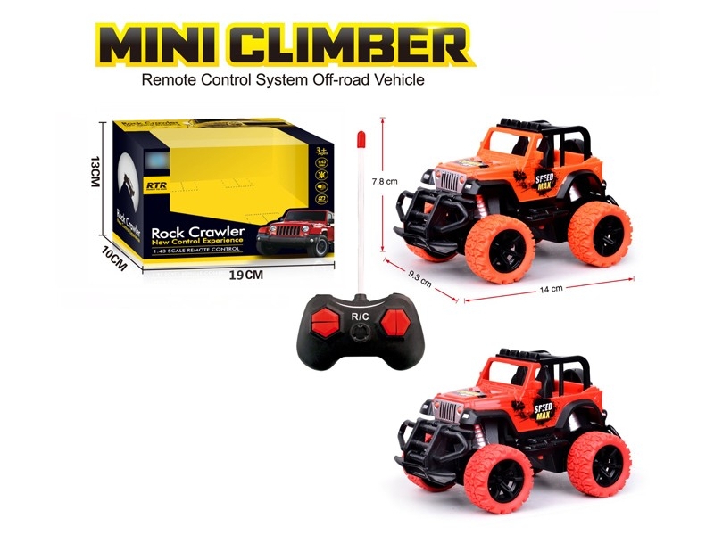 1:43 4-CHANNEL R/C CAR W/LIGHT, NOT INCLUDE BATTERY - HP1169288