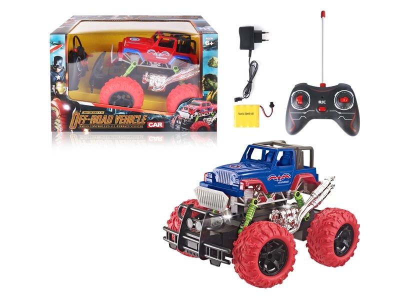 1:16 4-CHANNEL R/C CAR W/LIGHT，INCLUDE BATTERY - HP1169299