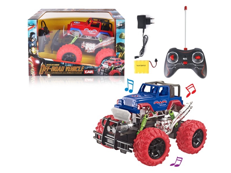 1:16 4-CHANNEL R/C CAR W/LIGHT & MUSIC，INCLUDE BATTERY - HP1169300