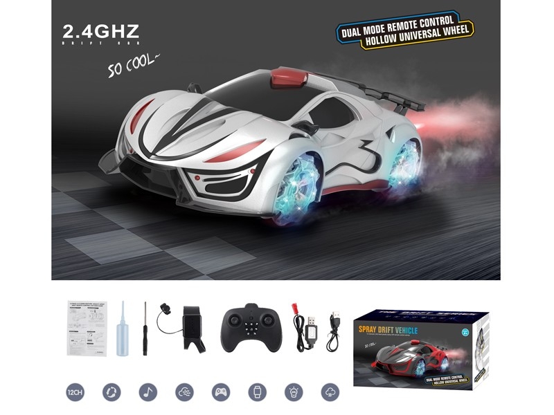 2.4G 1:12 R/C CAR W/MIST SPRAY FUNCTION & USB - HP1170126