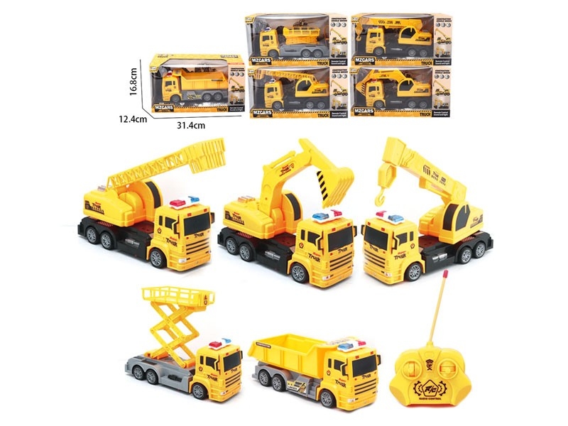 4-CHANNEL R/C CONSTRUCTION CAR，5ASST - HP1170143