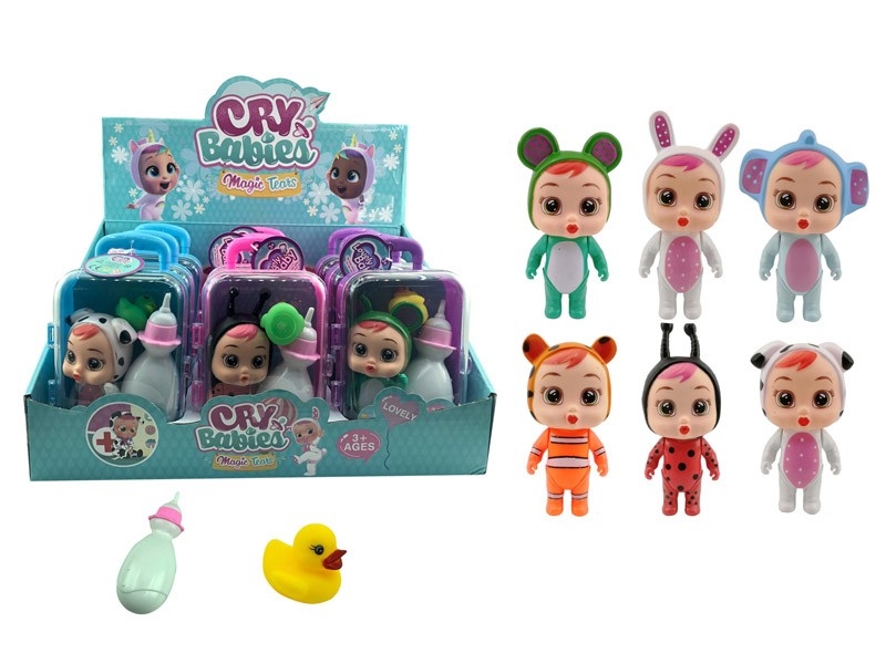 SOLID BODY DOLL W/ACCESSORIES，9PCS/DISPLAY - HP1170457