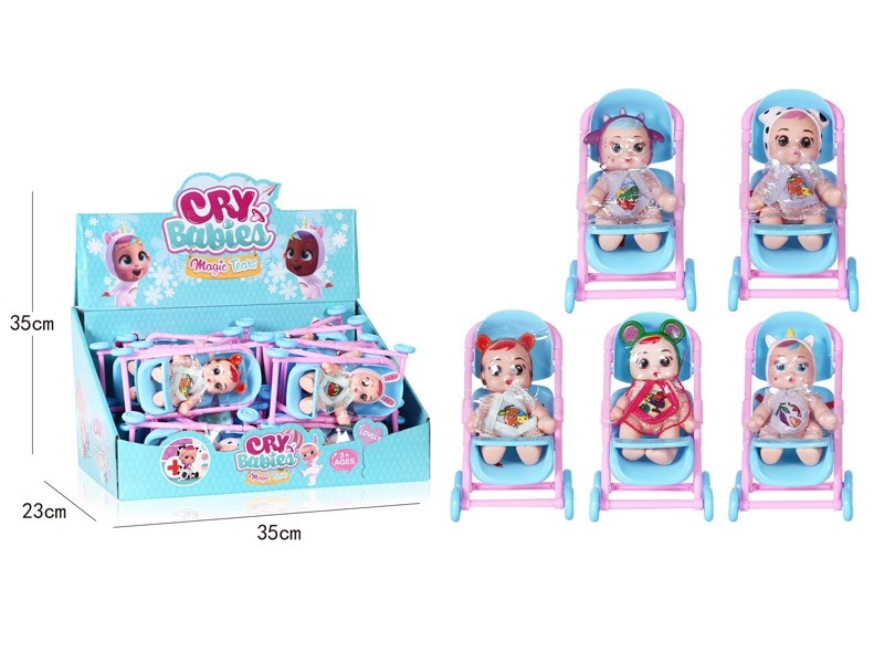 SOLID BODY DOLL W/ACCESSORIES，16PCS/DISPLAY - HP1170458