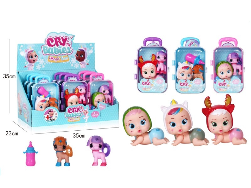 SOLID BODY DOLL W/ACCESSORIES，9PCS/DISPLAY - HP1170459