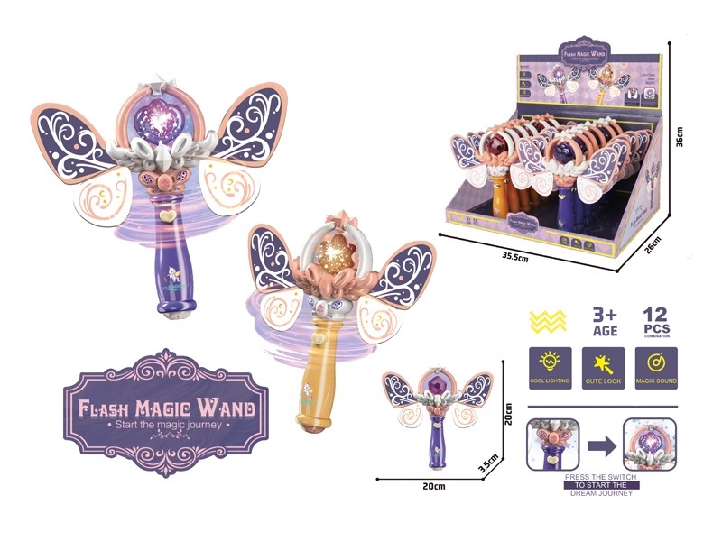 MAGIC STICKS W/LIGHT，12PCS/DISPLAY - HP1170531