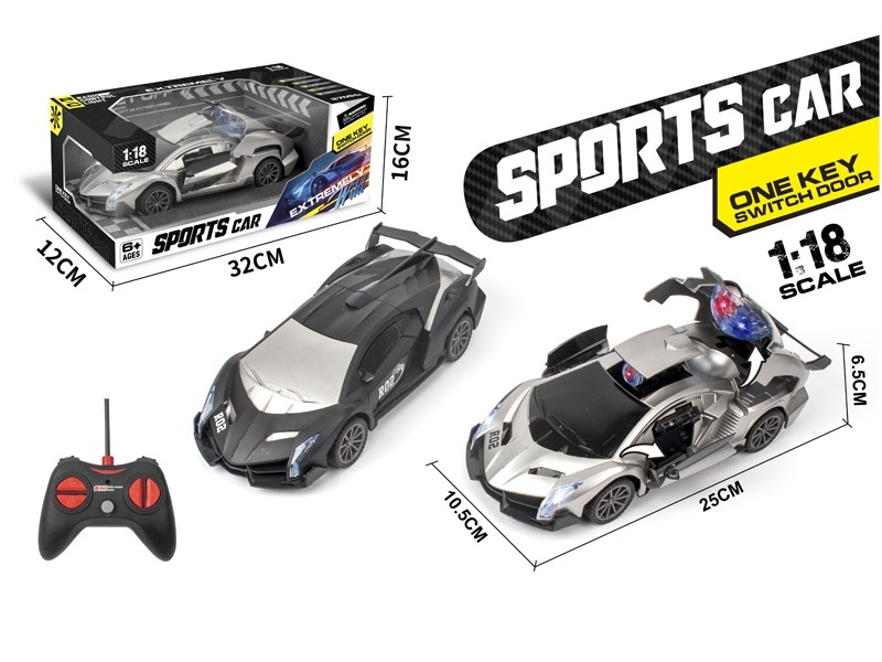 1:18 5-CHANNEL R/C CAR W/ONE KEY DEFORMATION & LIGHT，NOT INCLUDED BATTERY - HP1171625