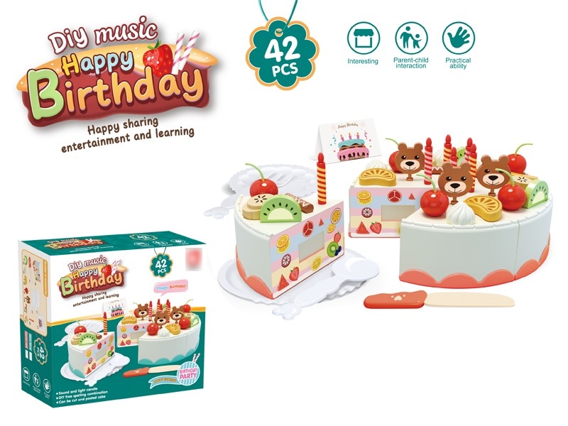 CAKE CUTTING PLAY SET 42PCS - HP1171703