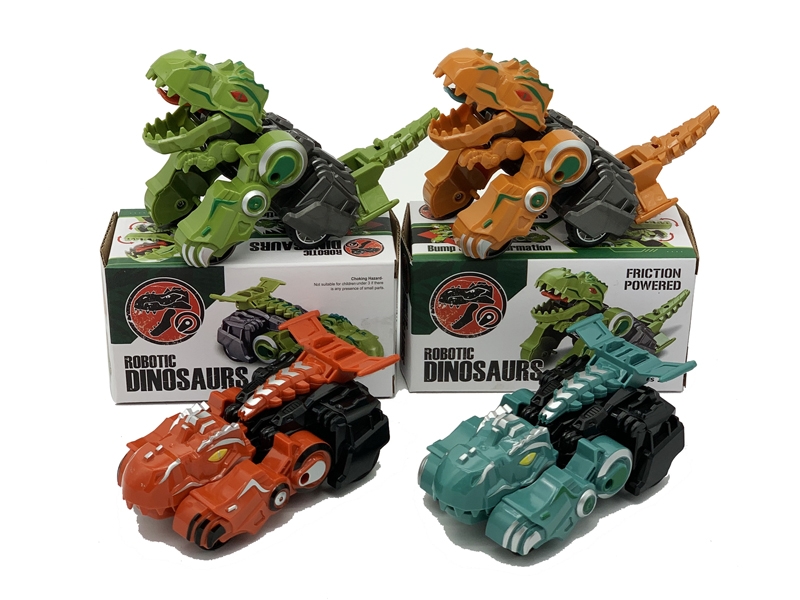 FRICTION DINOSAUR CAR，4COLOUR - HP1171732