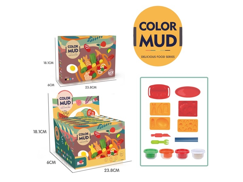 PLAY DOUGH SET，5PCS/DISPLAY - HP1172003