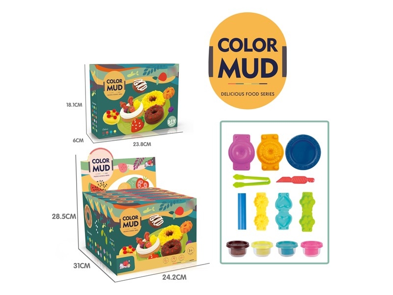 PLAY DOUGH SET，5PCS/DISPLAY - HP1172004