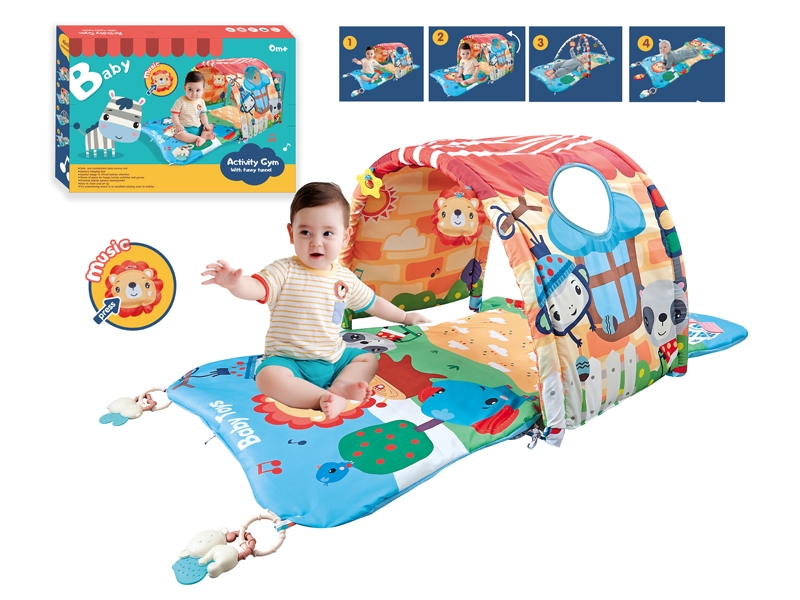 4 IN 1 CRAWLING CARPET GYM W/MUSIC - HP1172047