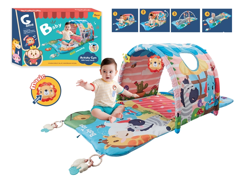 4 IN 1 CRAWLING CARPET GYM W/MUSIC - HP1172049