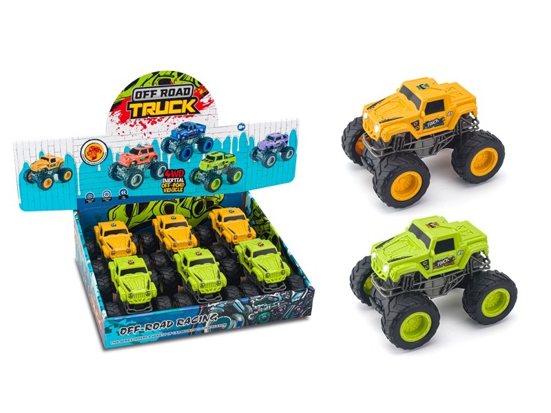 DOUBLE FRICTION CAR W/LIGHT & SOUND，6PCS/DISPLAY - HP1172135