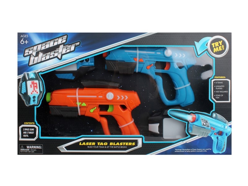 B/O GUN W/LIGHT & SOUND & SHAKE & 2PCS MARKER & LED SCREEN - HP1172214