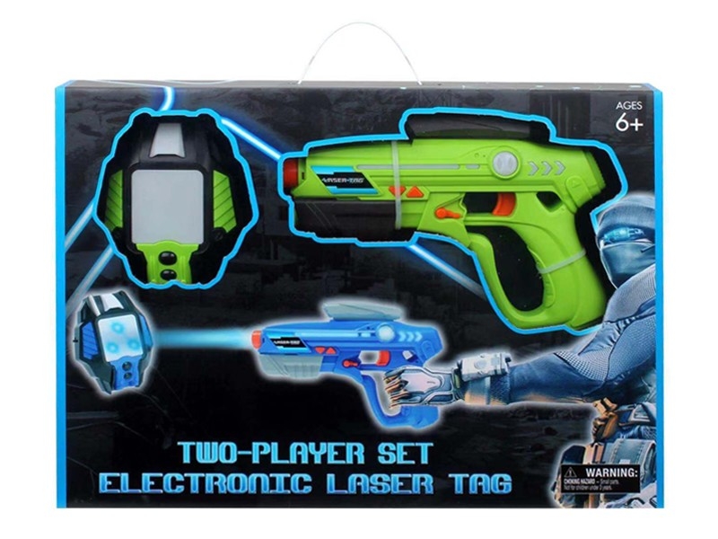 B/O LASER GUN W/LIGHT & SOUND & SHAKE & LED LIGHT - HP1172218