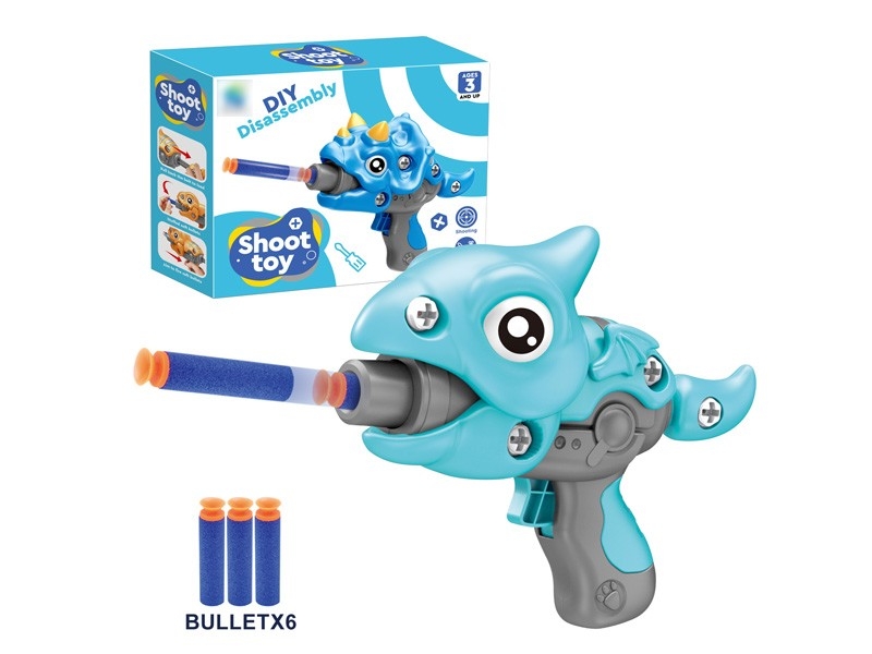 DIY ASSEMBLE DINOSAUR SOFT SHOOTING GUN - HP1172265