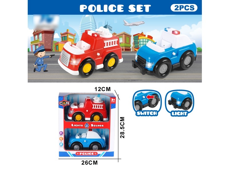 FREE WAY CARTOON CAR W/LIGHT & MUSIC - HP1172349