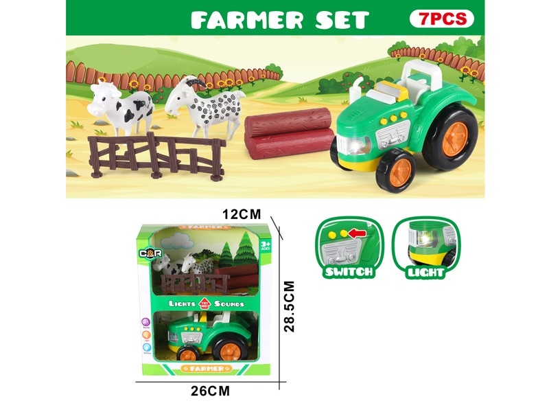 FREE WAY FARMER TRUCK W/LIGHT & MUSIC - HP1172353