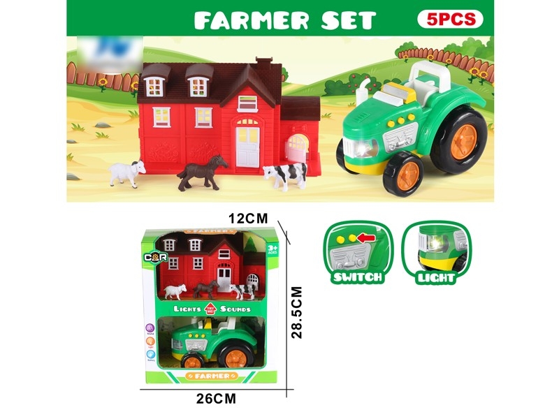 FREE WAY FARMER TRUCK W/LIGHT & MUSIC - HP1172354