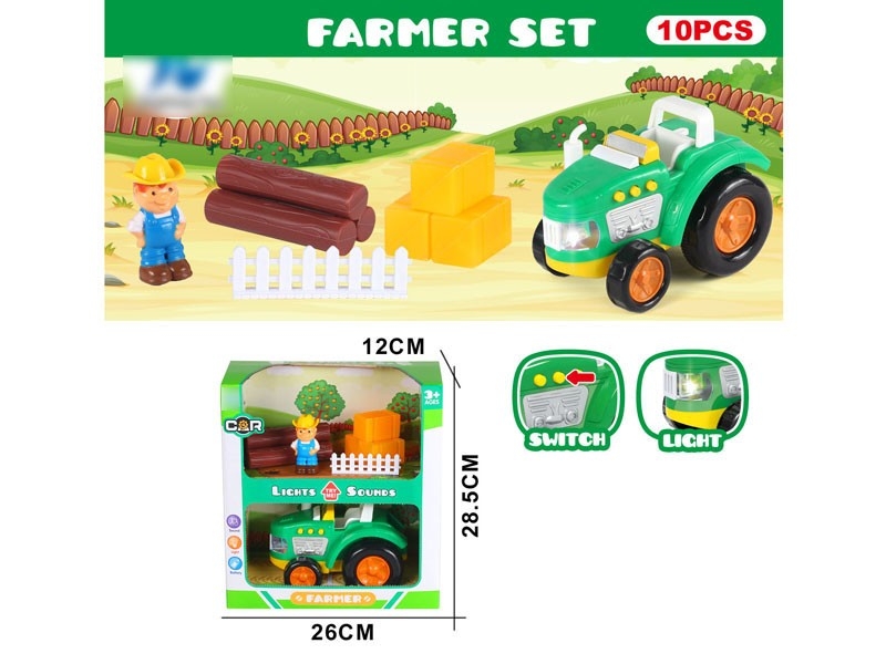 FREE WAY FARMER TRUCK W/LIGHT & MUSIC - HP1172355