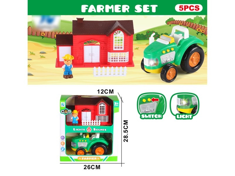 FREE WAY FARMER TRUCK W/LIGHT & MUSIC - HP1172357