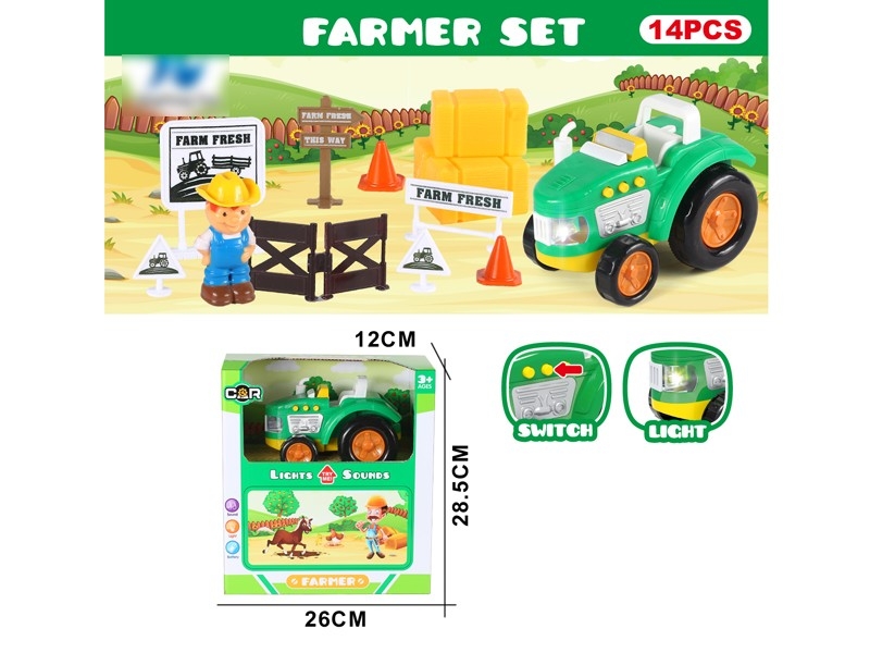 FREE WAY FARMER TRUCK W/LIGHT & MUSIC - HP1172359