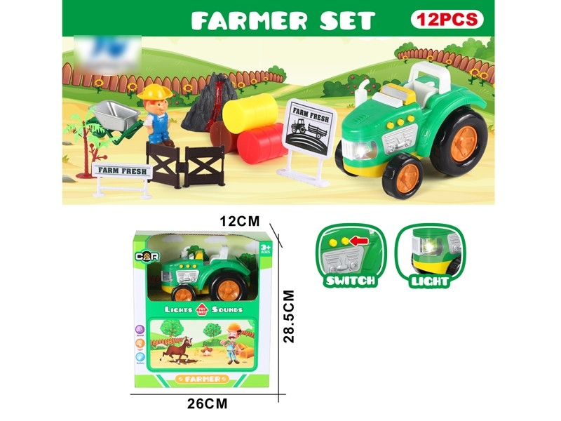 FREE WAY FARMER TRUCK W/LIGHT & MUSIC - HP1172362