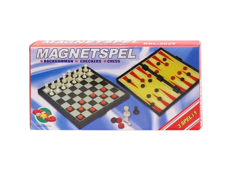 3 IN 1 MAGNETIC CHESS GAME - HP1172384