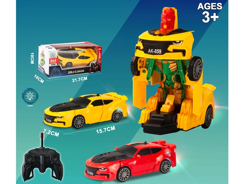 R/C DEFORMATION CAR W/LIGHT - HP1172637