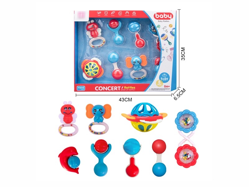 BABY RATTLE 8PCS - HP1173093