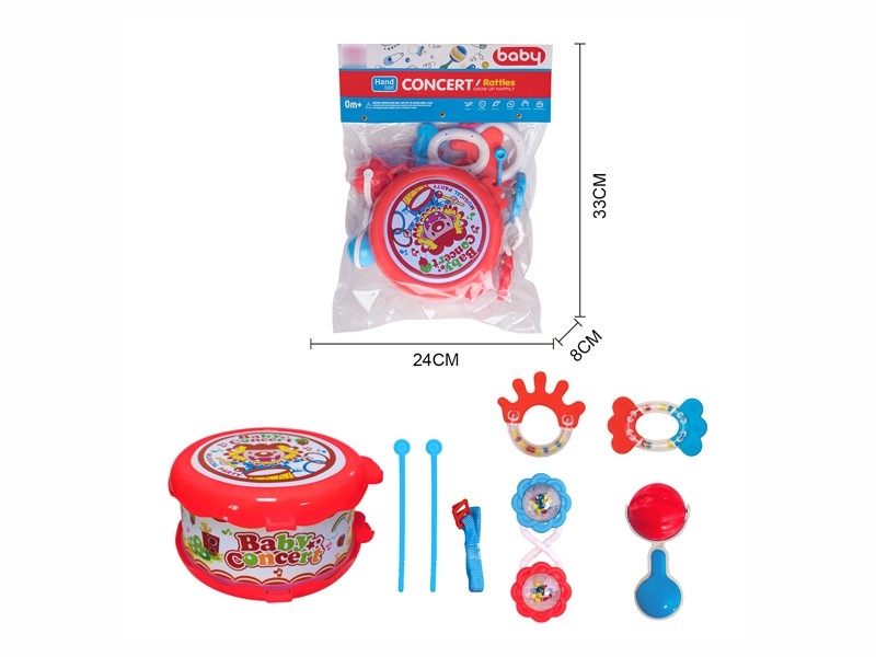 BABY RATTLE 8PCS - HP1173107