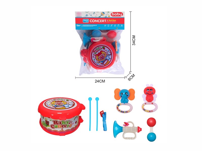 BABY RATTLE 8PCS - HP1173108