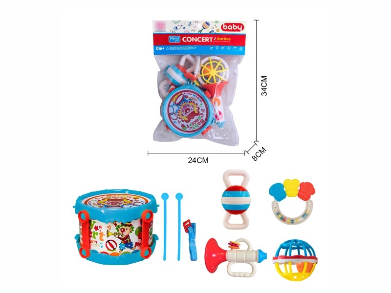 BABY RATTLE 8PCS - HP1173109