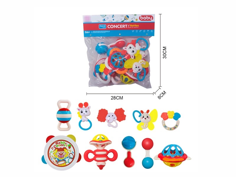 BABY RATTLE 10PCS - HP1173113