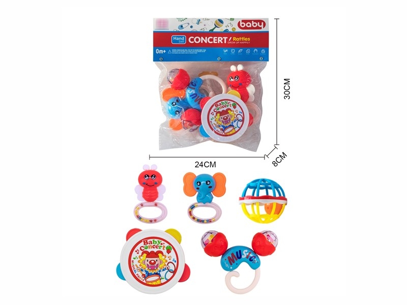 BABY RATTLE 5PCS - HP1173131