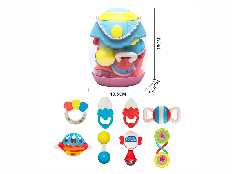 BABY RATTLE 8PCS - HP1173160