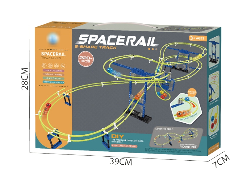 TRACK SET + BUILDING BLOCKS (220 PCS+) - HP1173533