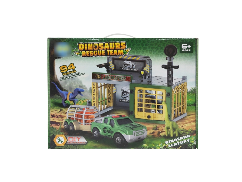 DIY ASSEMBLE DINOSAUR RESCUE TEAM (94 PCS) - HP1173637