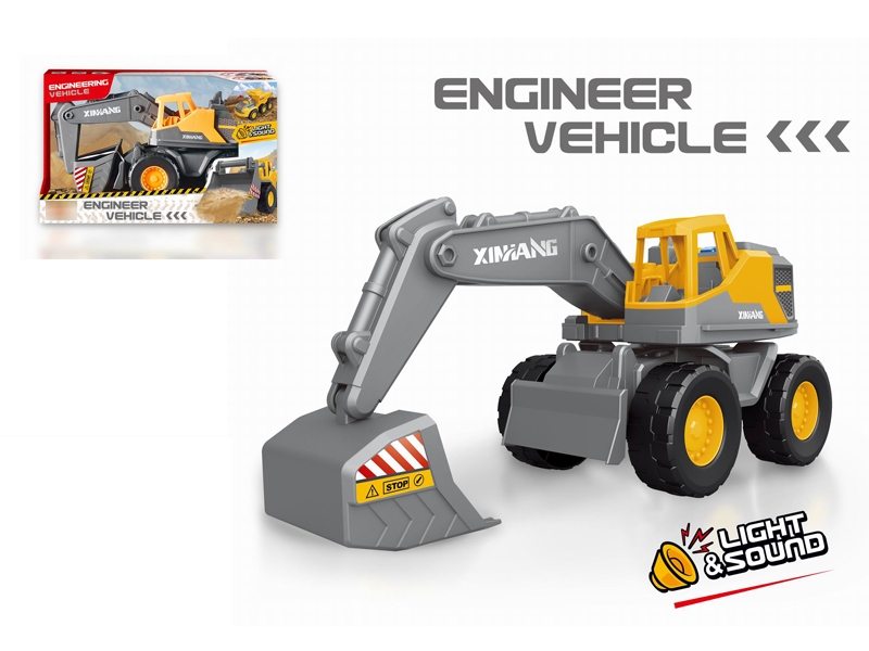 FRICTION CONSTRUCTION TRUCK W/LIGHT & SOUND (INCLUDED BATTERY) - HP1173669
