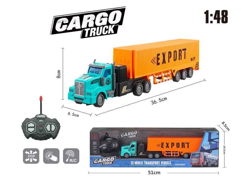 1:48 4 FUNCTION R/C TRUCK，W/LIGHT，INCLUDED BATTERY - HP1173966