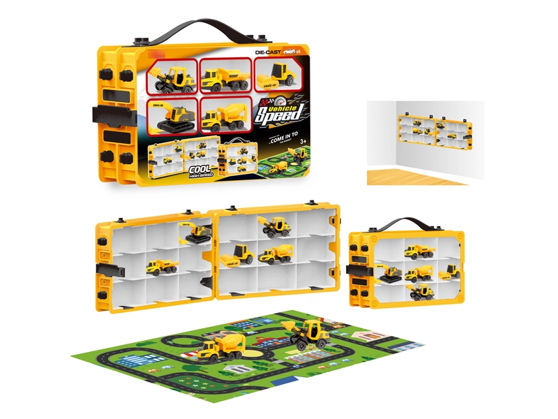 PULL BACK CAR(5PCS DIE CAST CARS) - HP1173982